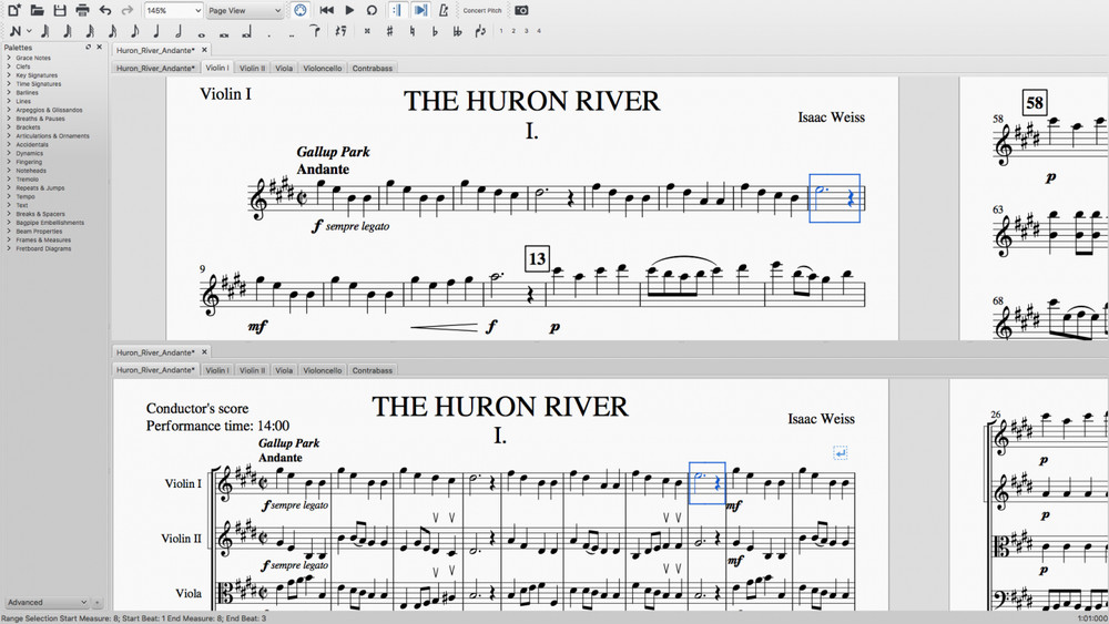 Music Score Writing Notation Composition Windows Mac PC Computer Software