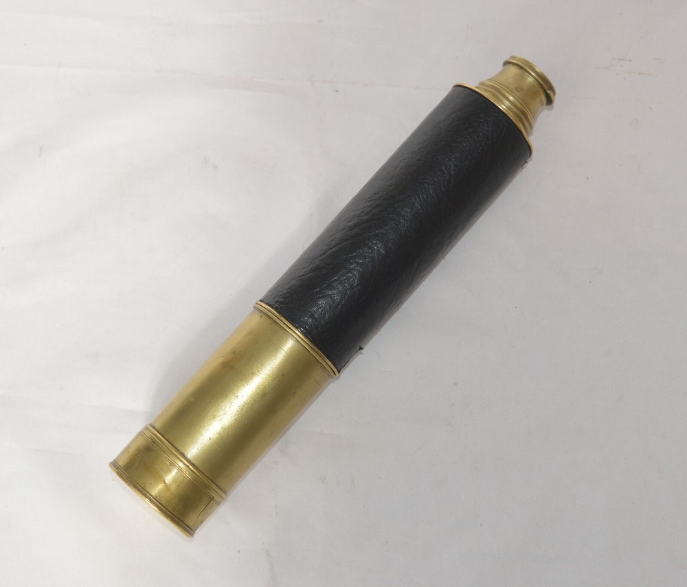 Three draw telescope – J. Newton, Halifax.