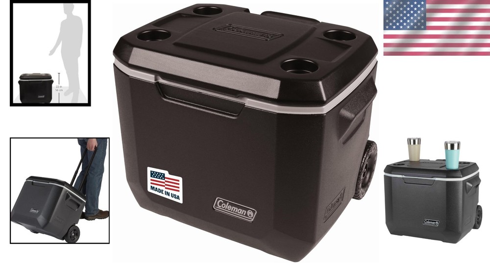 Xtreme 50qt Cooler on Wheels - Telescoping Handle