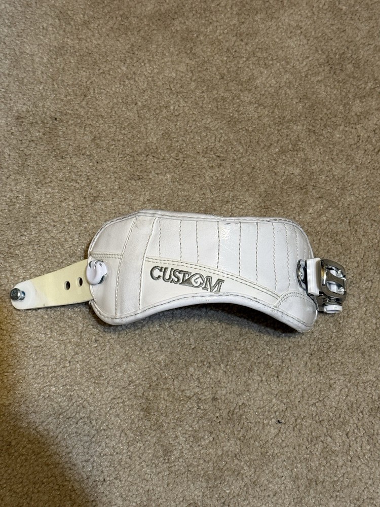 Burton Custom Snowboard binding Left Ankle Strap Medium White