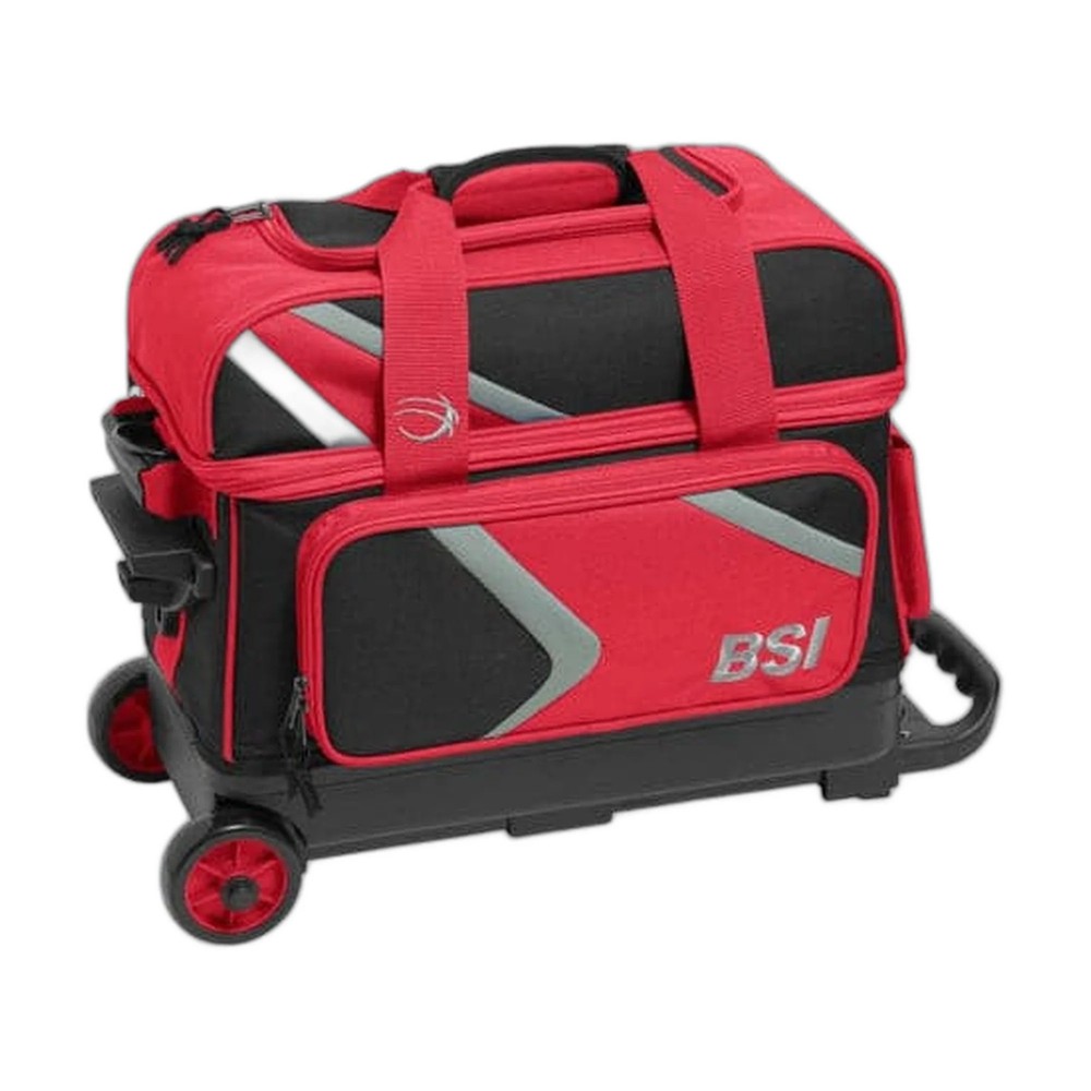 BSI Dash Double Roller Bowling Bag, Smooth-Rolling League Carry