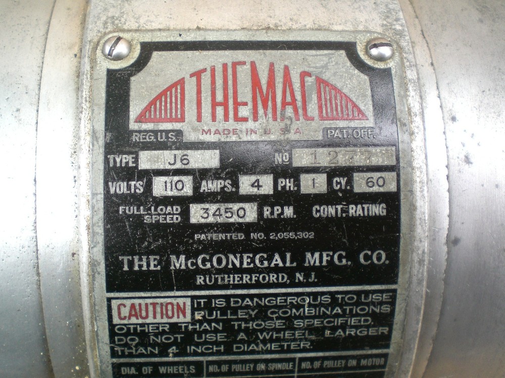 Themac J6 tool post grinder set