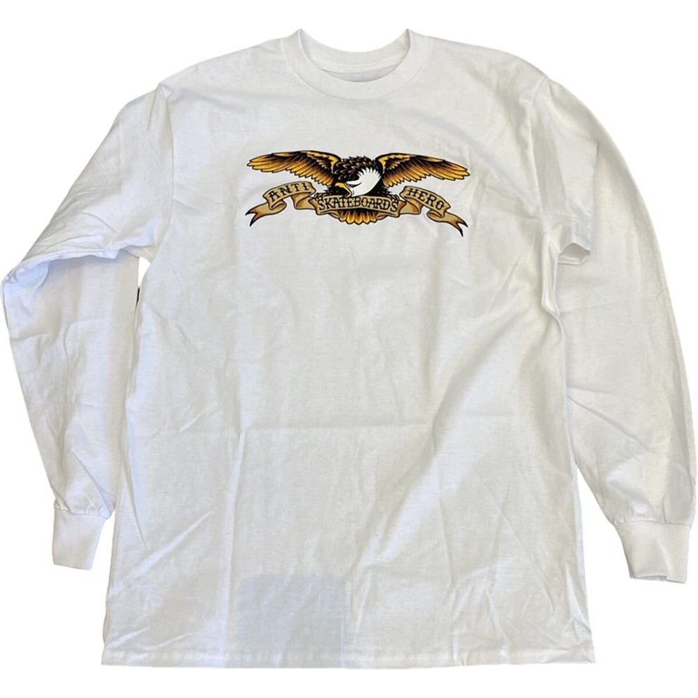 Antihero Eagle Long Sleeve Small White