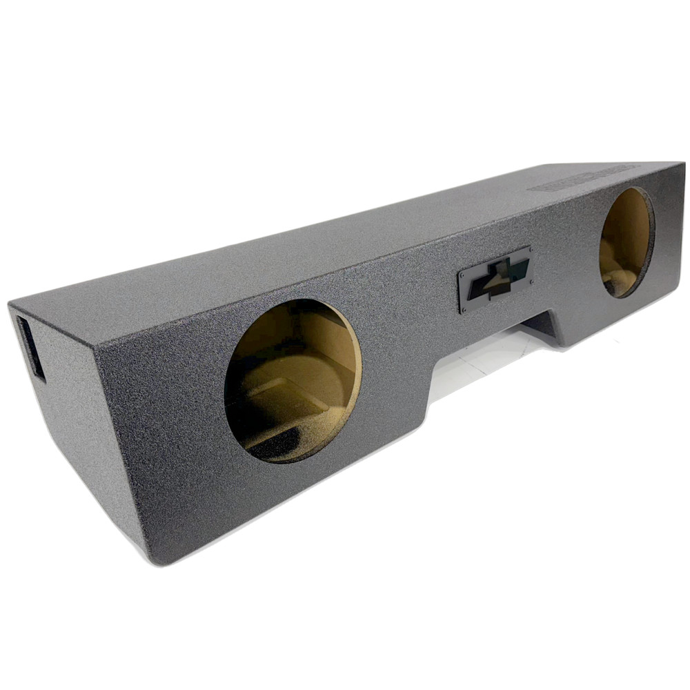 Sub Woofer Box Chevy Silverado 99-06 Ext Cab 2x10 Woofers Front Fire Ported