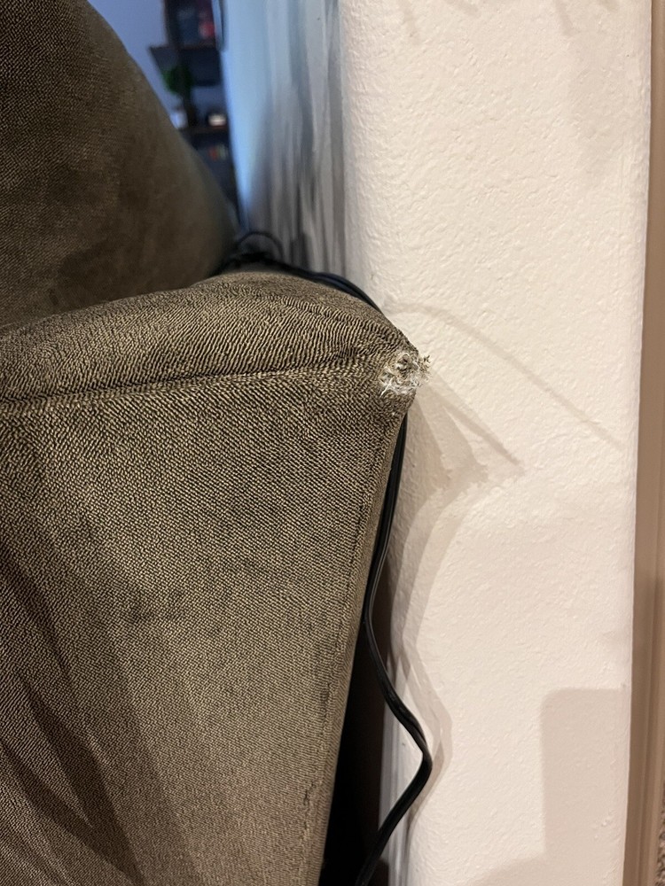 Microsuede 118” L Sectional