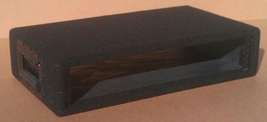 Pearson 2 space simple rack black 16" deep