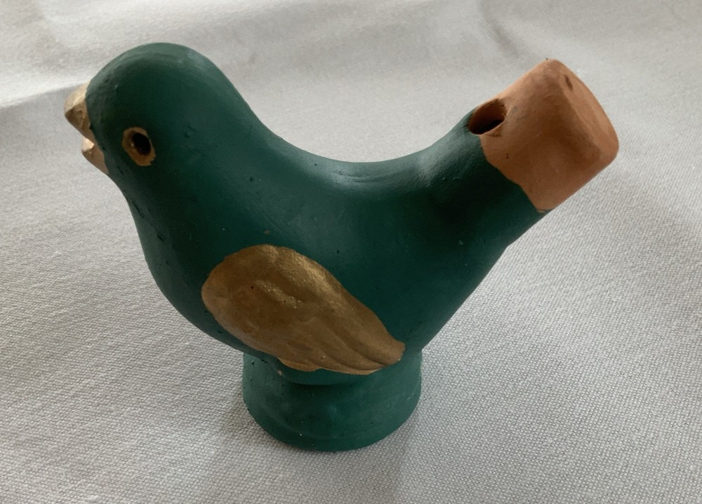Peruvian Andean Clay Bird Whistle
