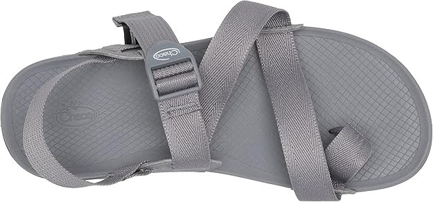 Chaco Men's Lowdown 2 Sandal Adjustable Strap Lightweight Grey Size 10