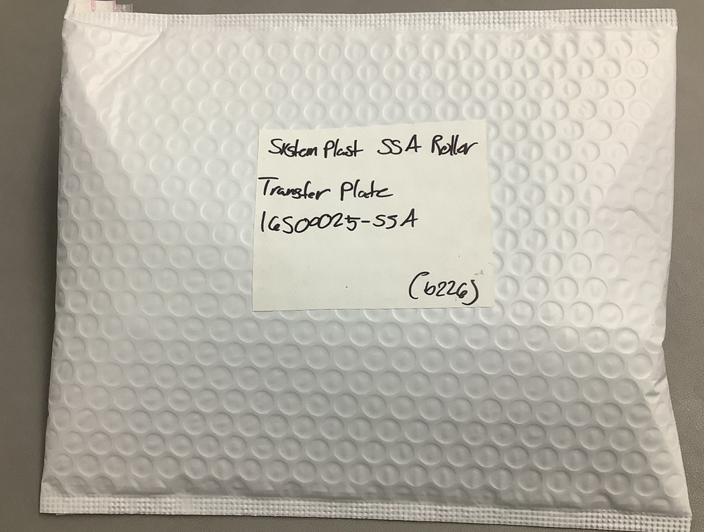 System Plast SSA Roller Transfer Plate 16S00025-SSA (b226)