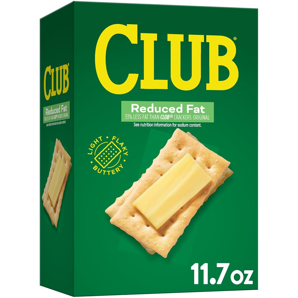 , Lunch Snacks, Snack Crackers, Reduced Fat, 11.7Oz Box (1 Box)