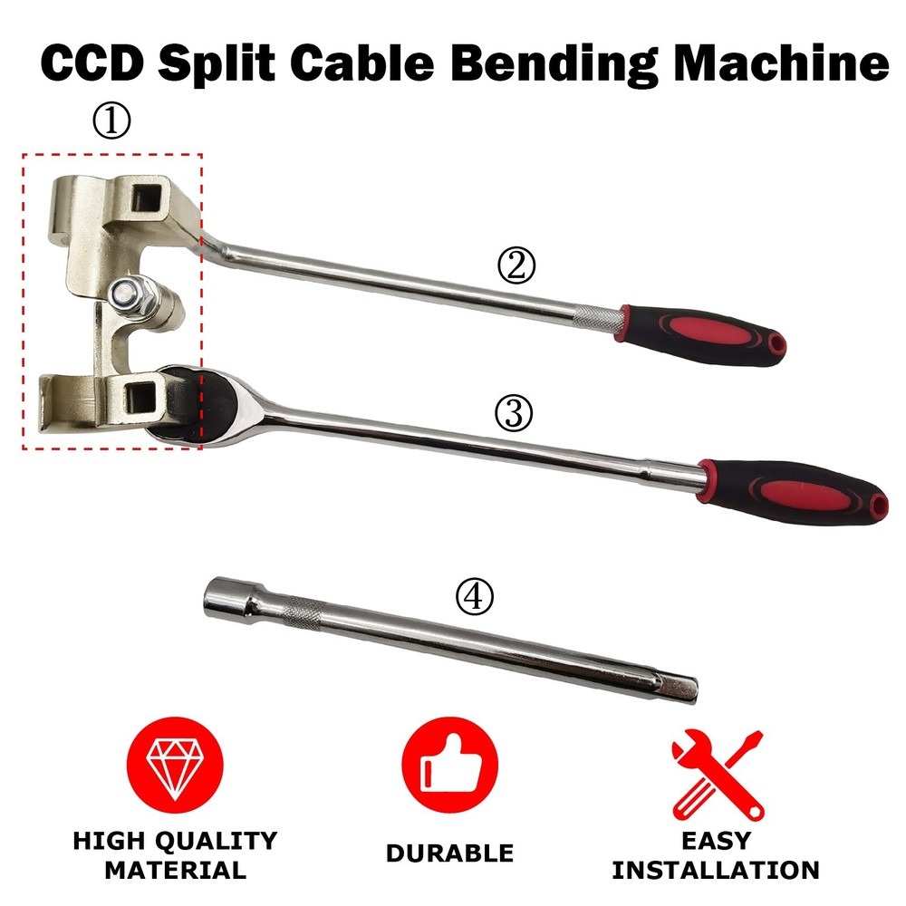 CCD Split Manual Cable Bending Machine 0-180° Wire/Iron/Copper Wire Bending Tool