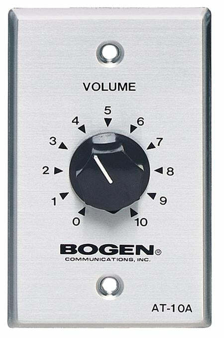 Bogen AT10A Bogen 10 Watt Attenuator Single Gang