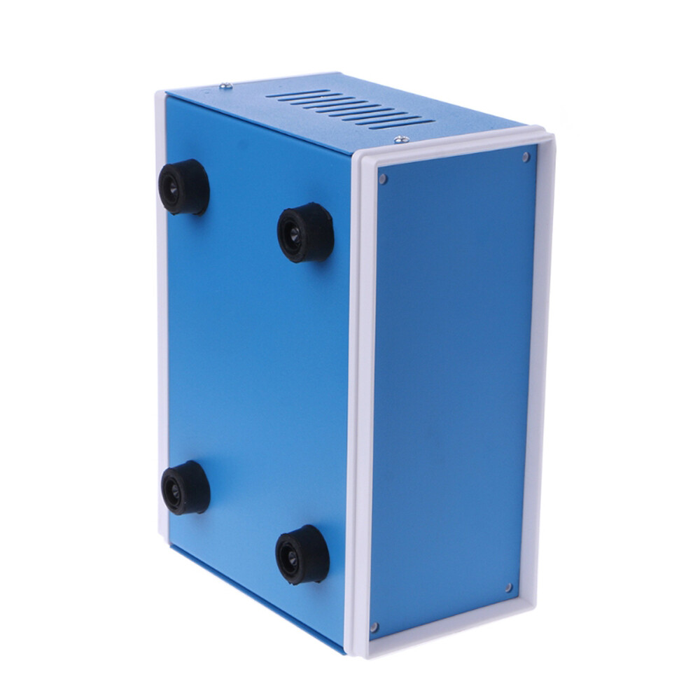 Electronic Enclosure Project Case DIY Metal Box Dustproof Junction Case Blue
