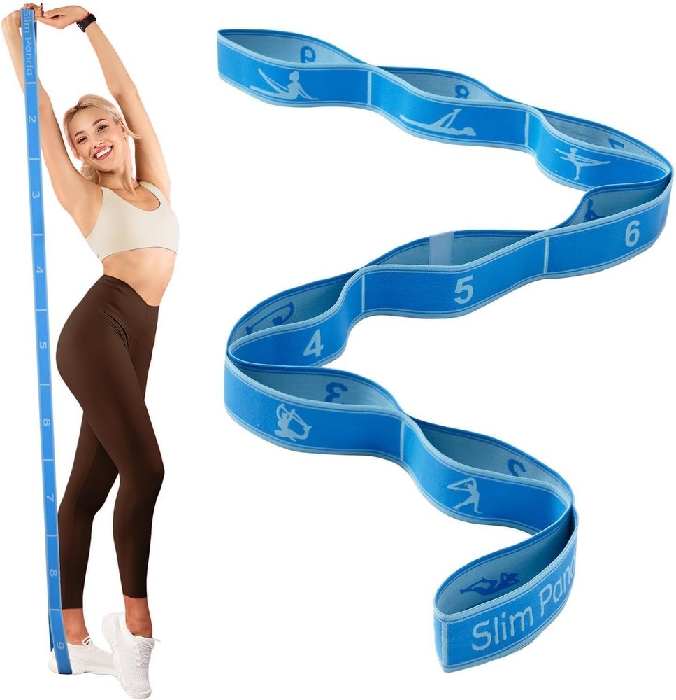 Stretch Strap, Multi-Loop for Physical Therapy, Elastic Yoga