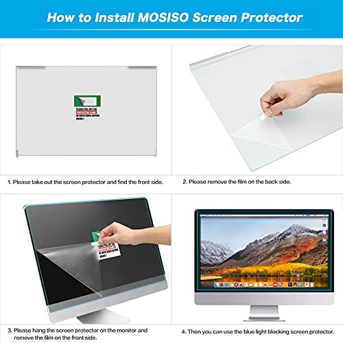 23-24 inch Computer Blue Light Blocking Screen Protector Anti-UV 23-24 Inch