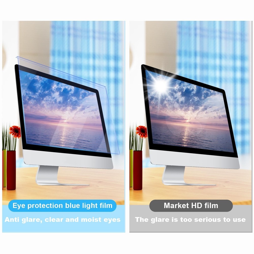 Anti Blue Light Screen Filter, Universal Blue Light Blocking Screen Protector...
