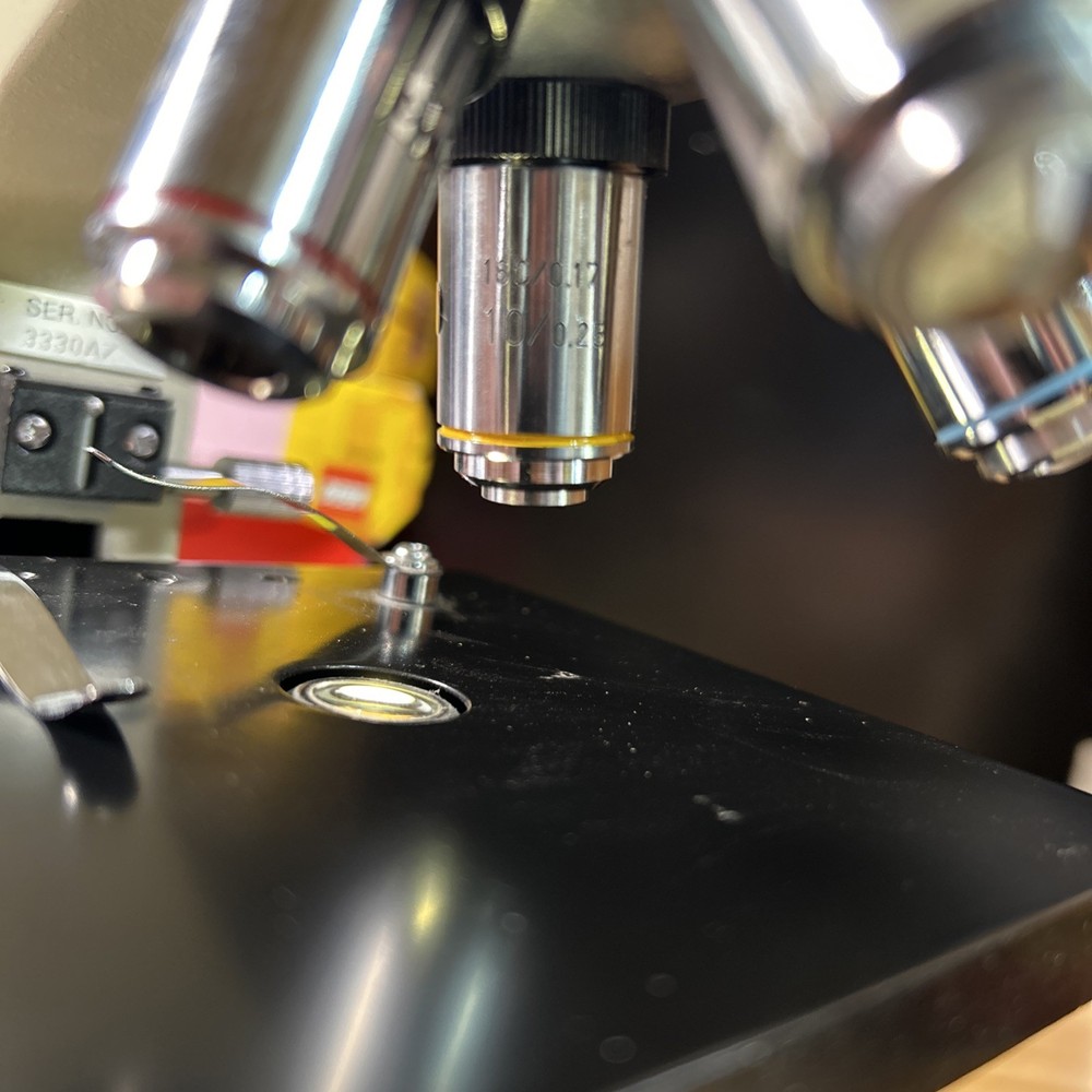 Cambridge Instruments Monocular Compound Microscope WF10X 4X/10X/40X Objectives