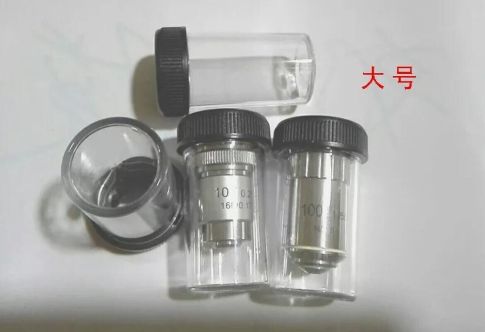 Microscope Objective Lens Protection Box RMS Thread Microscope Plastic Lens Box