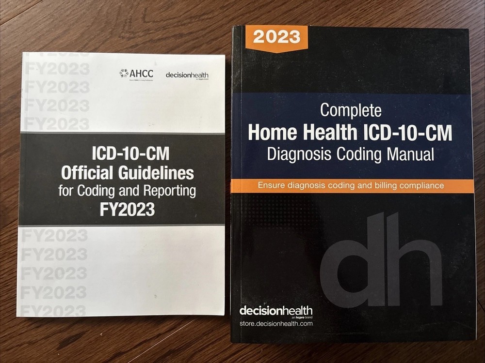 2023 ICD-10-CM Complete Home Health Diagnostic Coding Manual And Guidelines Set
