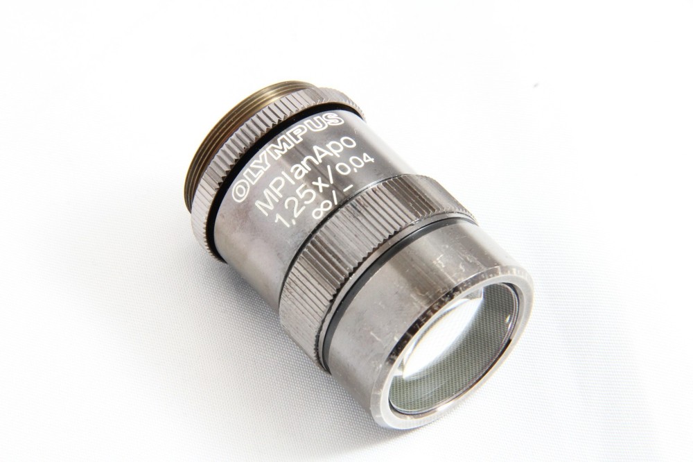 Olympus MPlanApo 1.25x / 0.04 Microscope Objective Lens #5657