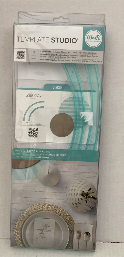 We R Memory Keepers Template Studio Large Scale Circles