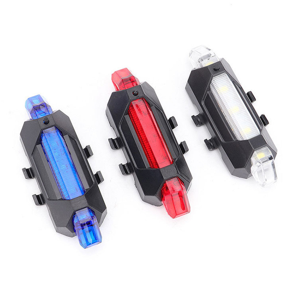 LED Bicycle Taillight Rechargeable Waterproof with Multiple Flashing Modes