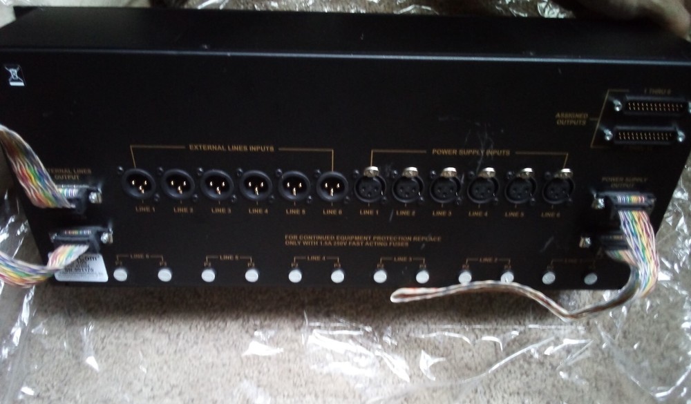 Telex RadioCom IC-100, 6 Channel Source Assign Panel