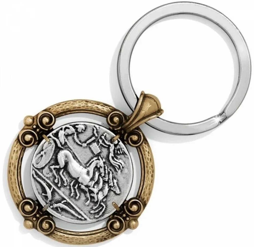 Brighton DEVOTION CRETE Reversible Key Fob NWT E15630