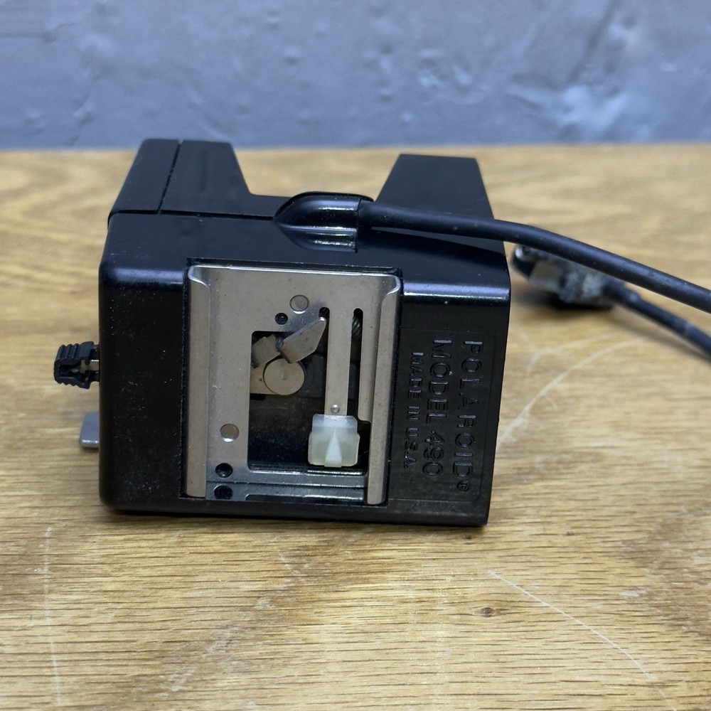 Vintage Polaroid Countdown 70 Land Camera w/ High Power Flash And Case UNTESTED