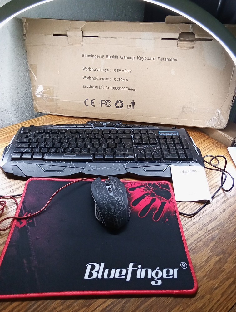 Bluefinger Gaming Keyboard With Mouse