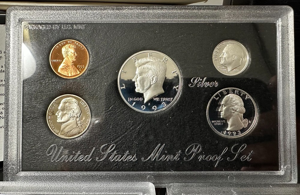 1993 United States Silver Proof Sets Great Shape!!