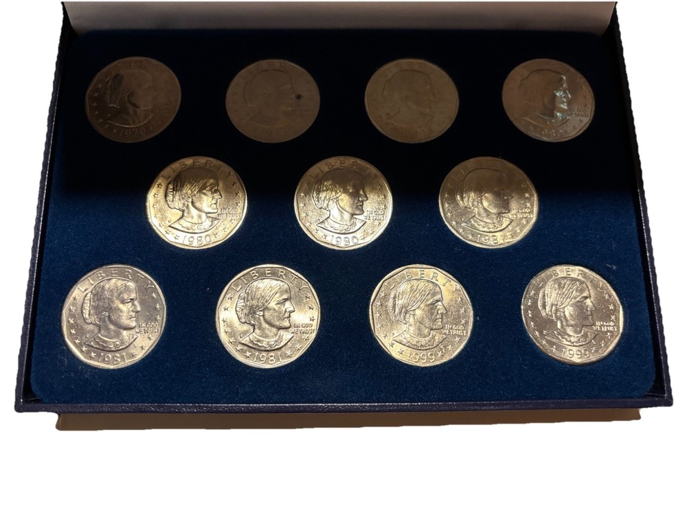 Susan B. Anthony Eleven Piece Dollar Collection