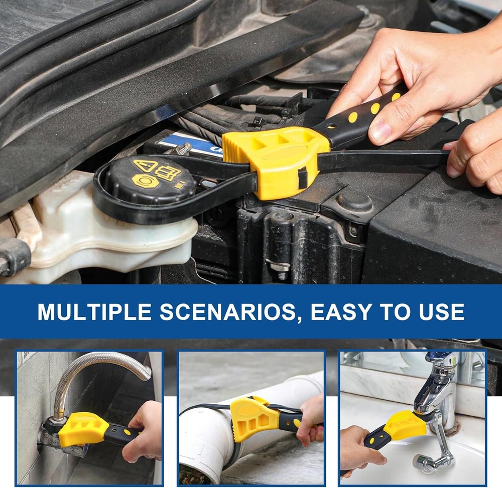 LCF Strap Wrench | Adjustable Rubber Strap Wrench