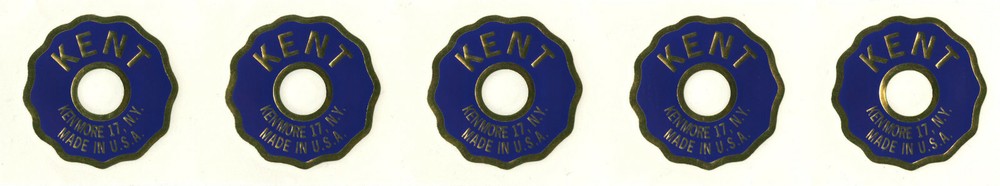 Kent Replica Drum Badge 1960s Blue