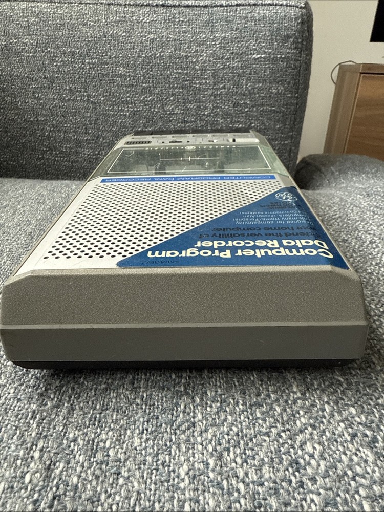 GE Computer Program Data Recorder Cassette Tape Player Untested Parts Read!