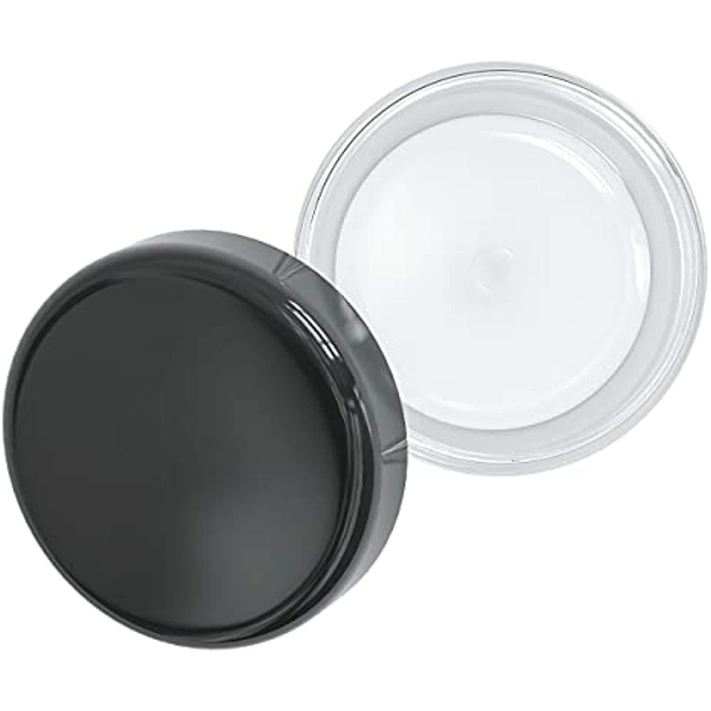 ZAVBE 100 Pieces Empty 5 Grams Container with Black Lid