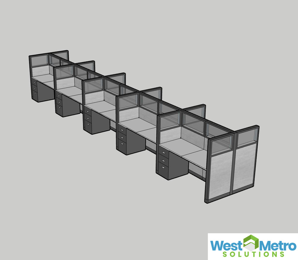 Herman Miller AO2 Office Cubicles Workstations