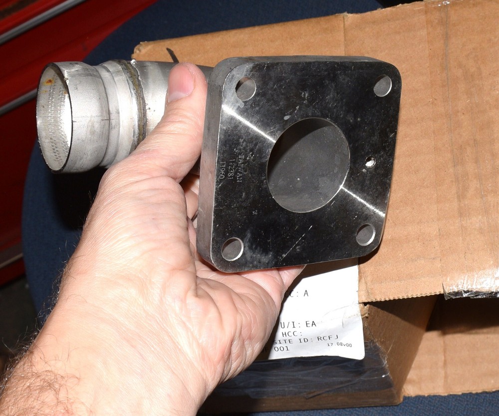 OSHKOSH BENT OUTPUT PIPE FITTING 4090533 4710-01-652-8998