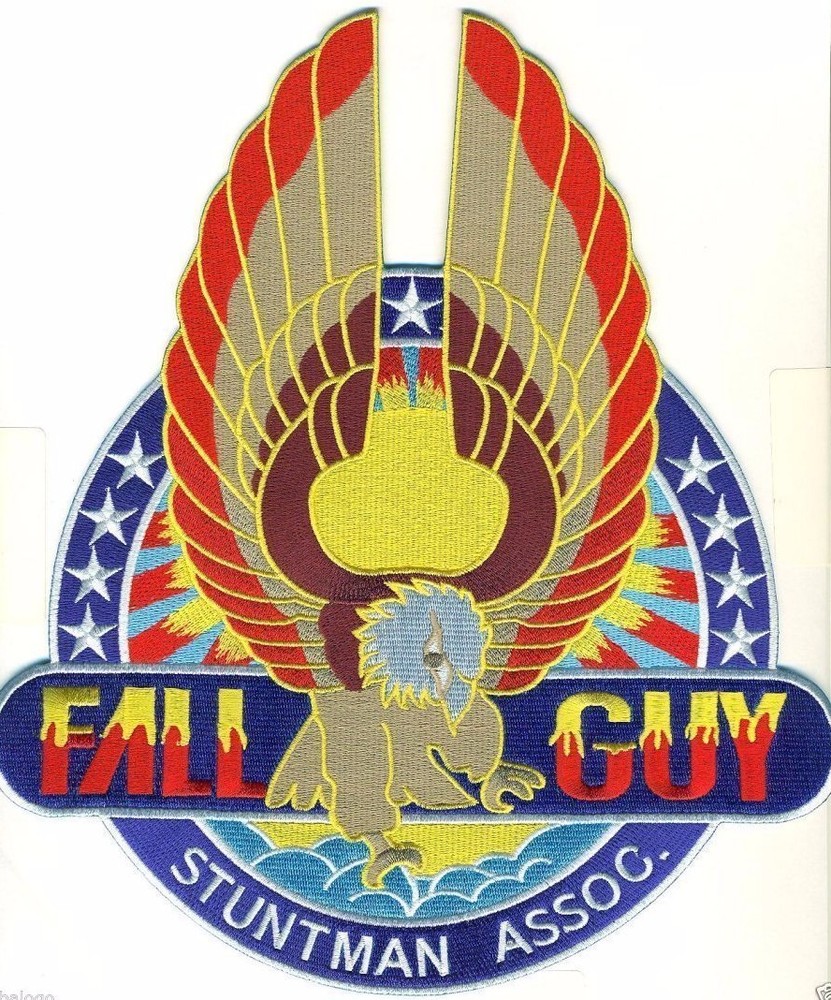 FALLGUY STUNTMAN ASSOC. EMBROIDERED 4.5" TALL PREMIER PATCH