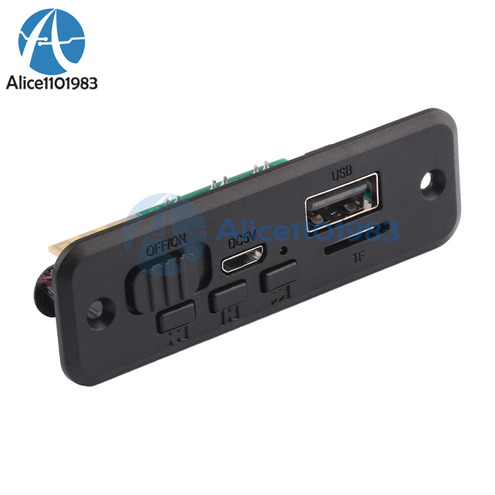 DC5V Bluetooth MP3 Player Decoder Board Car FM Radio Module 2*3W Amplifier