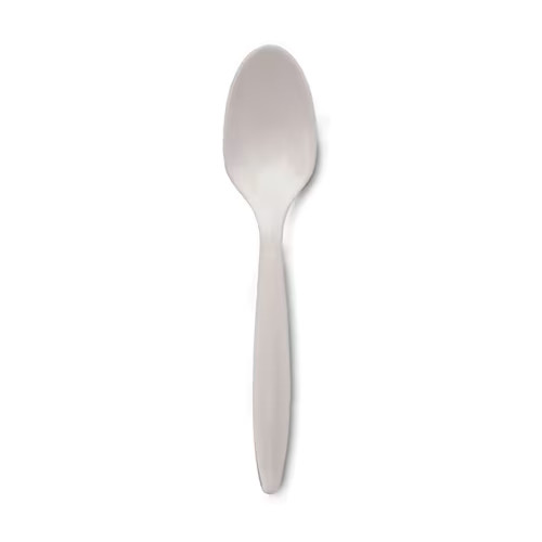 Dart S6BW Style Setter White Plastic Teaspoon - 1000 / CS