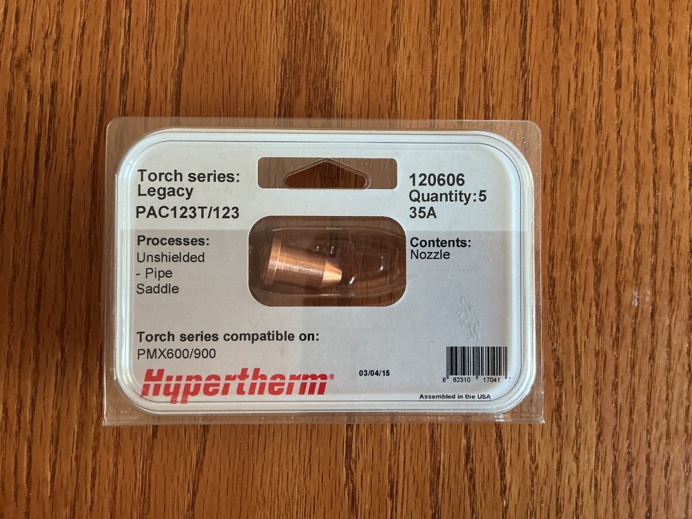 Hypertherm Legacy Torch Nozzle Consumable 120606 35Amp