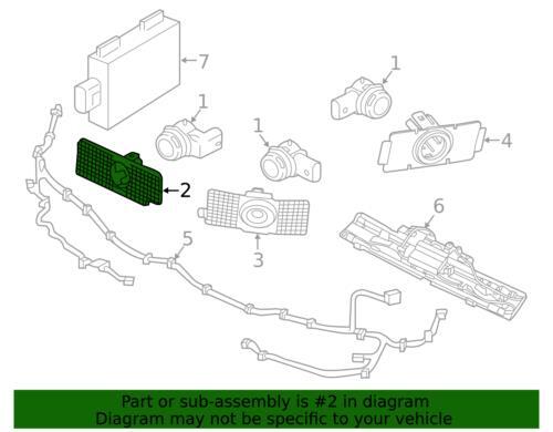 Genuine Volvo Park Sensor Bracket 31425205