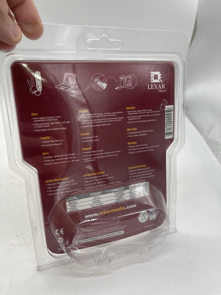 Lexar USB JumpDrive 256mb New!