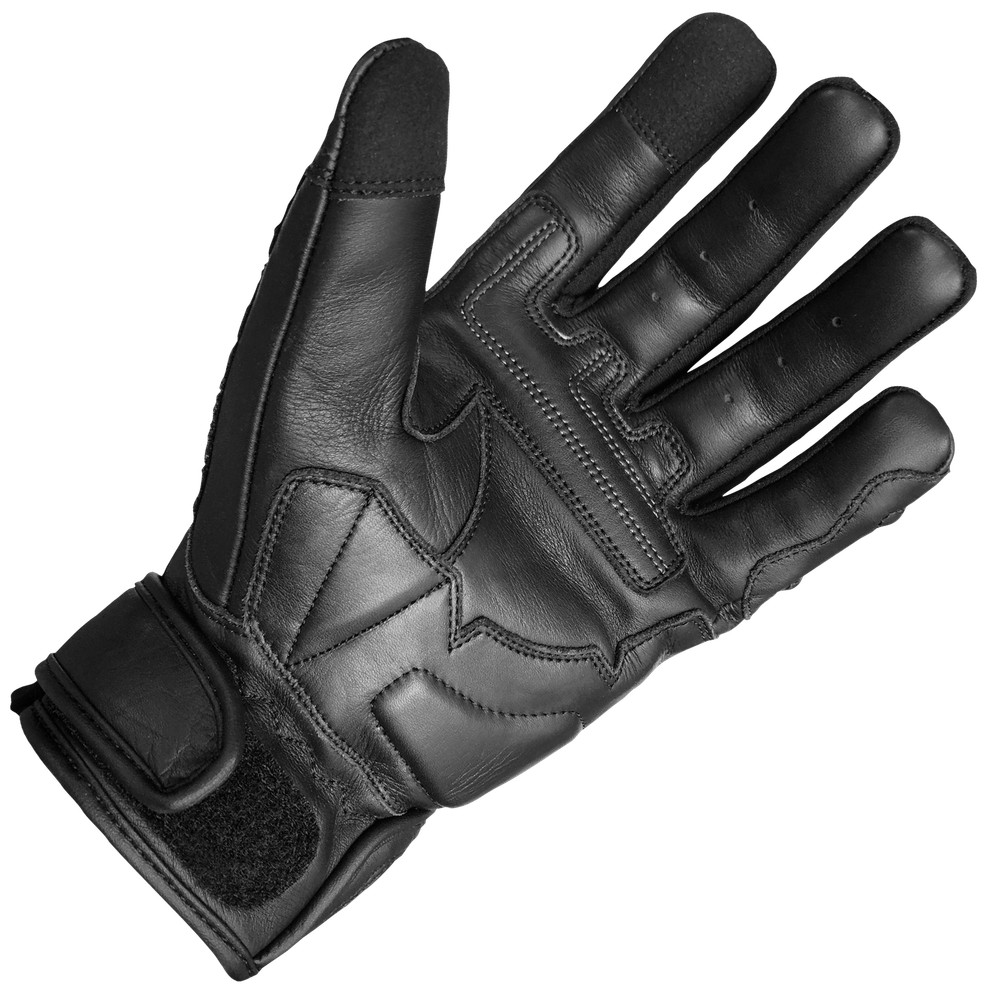 BUSE Flash black motorcycle gloves