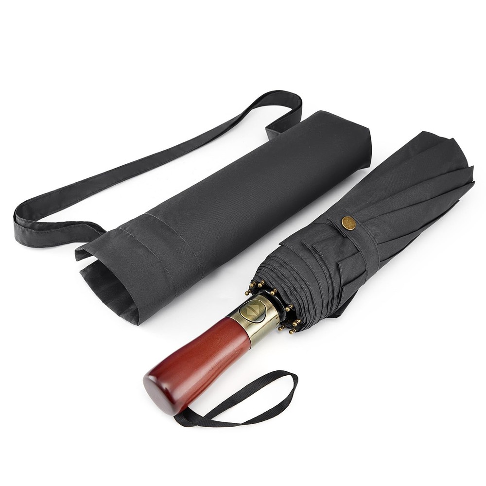 54 Inch Large Compact Windproof Golf Umbrella for Rain Oversized Auto Open