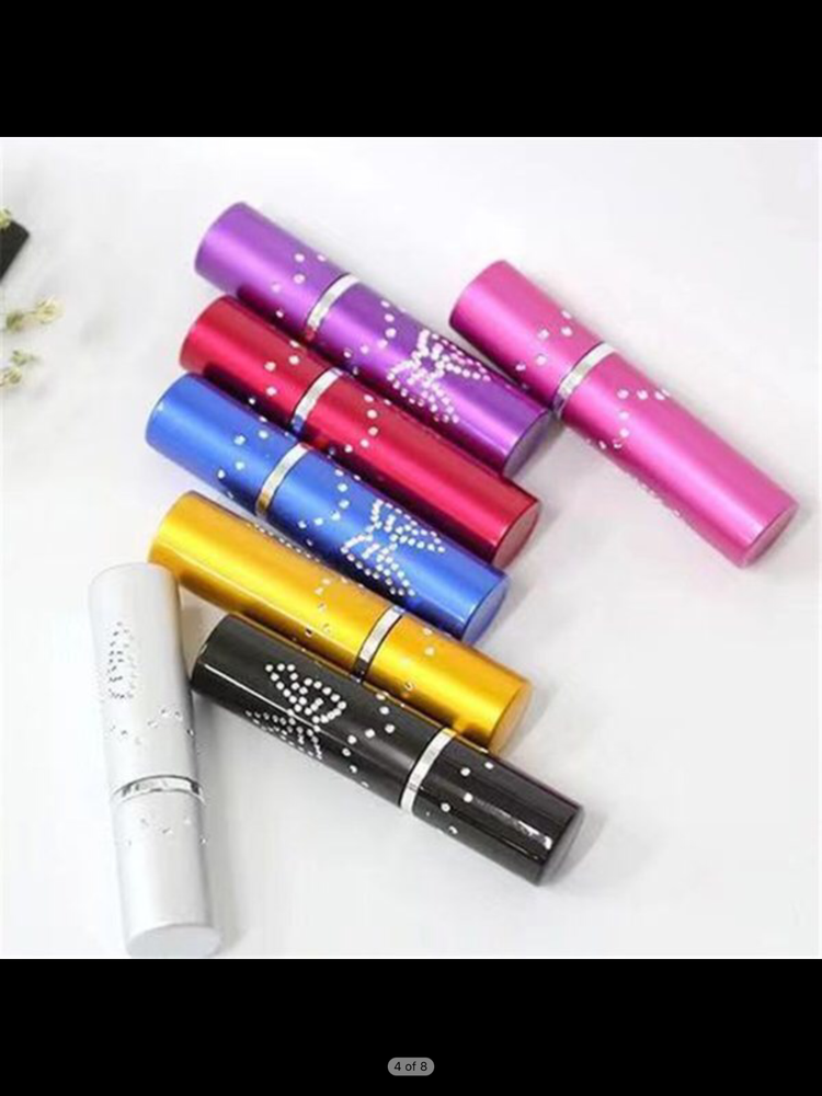 14 Pack, 5ml Ribbon Spray Perfume Bottles, EMPTY Bottles