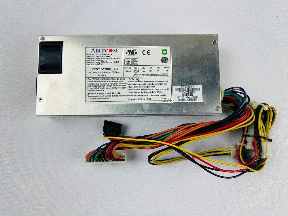 Ablecom PWS-281-1H Switching Power Supply