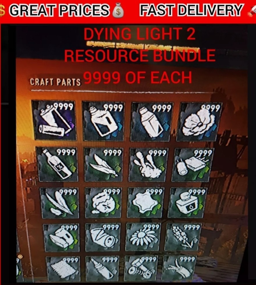 Dying Light 2 - in game Items. ULTIMATE STARTER BUNDLE!