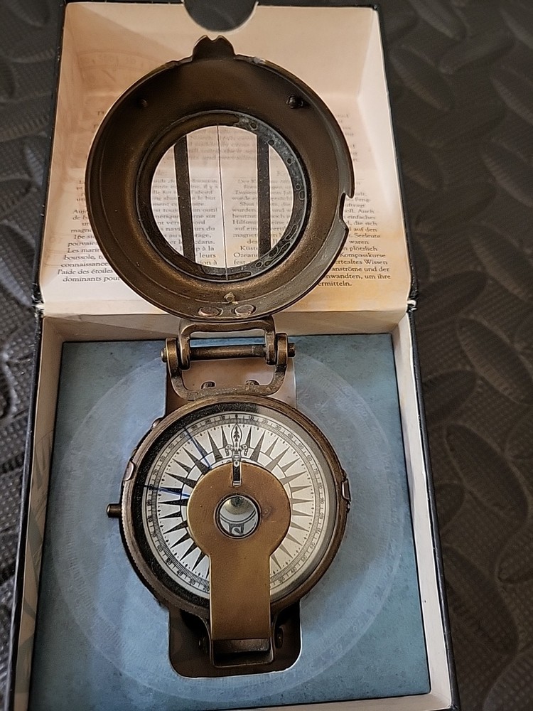 Authentic Models WWII Compass with Box